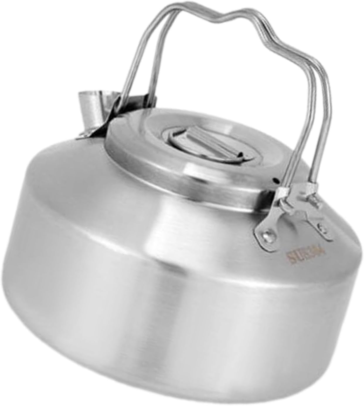 Oshhni Camping Kettle Camping Tea BOH, Fast Heating Compact for Boiling Water, Double Handling Tea Tea, Teapot, Teapot, 900ml