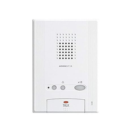 Aiphone Corporation GT-1A Hands-Free Audio Tenant Station for GT Series, Multi-Tenant Intercom, ABS Plastic Construction, 6-7/8" x 4-15/16" x 1-1/4", White