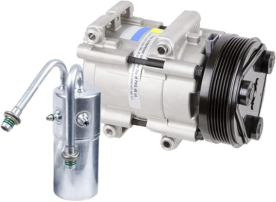 For Ford Winstar 1995 1996 1997 1998 AC Compressor w/A/C Drier - BuyAutoParts 60-86250R2 NEW