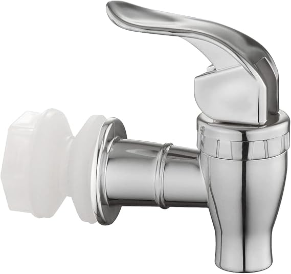 Push Style Faucet for Beverage Dispenser Replacement Spigot,Lever Pour Spout for Beverage Dispenser