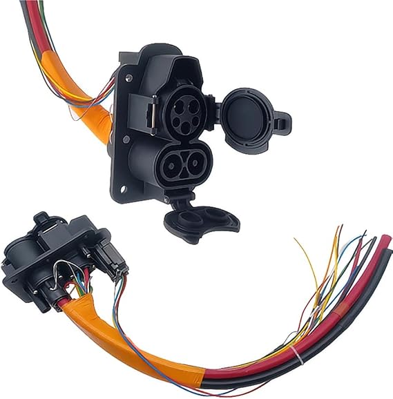 150A/200A DC CCS Combo 1 Inlet/Socket, DC EV Charging Socket, with/Without Cable (200A (with 1m Cable))