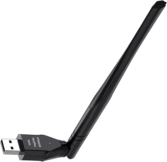 VegGieg 300 Mbps 2.4Ghz/6Ghz Dual Band Alıcı Verici USB WiFi 6 Adaptör