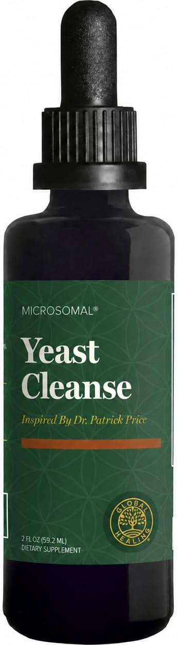 Global Healing Yeast Cleanse Olive Leaf, PAU DArco, Propolis, Turmeric & Grapefruit Extract