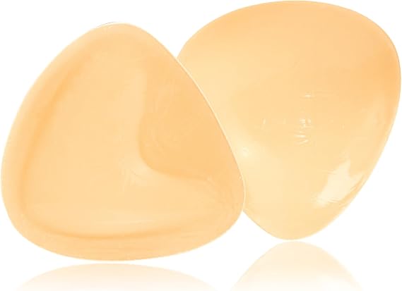 Double-Sided Adhesive Bra Inserts, 4 Sizes A-D, Reusable Sticky Cups with Lifting Effect, Nude