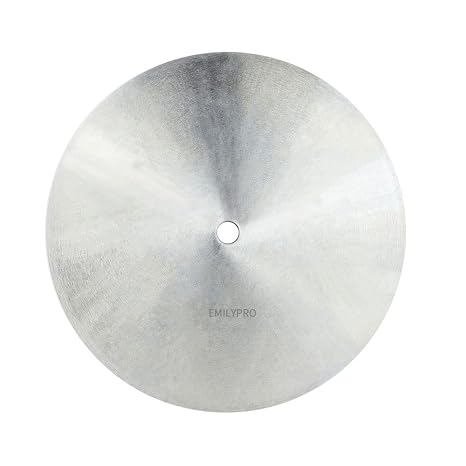 High Precision 10" Table Saw Calibration Steel Plate - 5/8" Arbor Hole, 1/8" Thick #42 Alloy Steel Sanding Disk for Table Saw Calibration & Grinding (1PC)