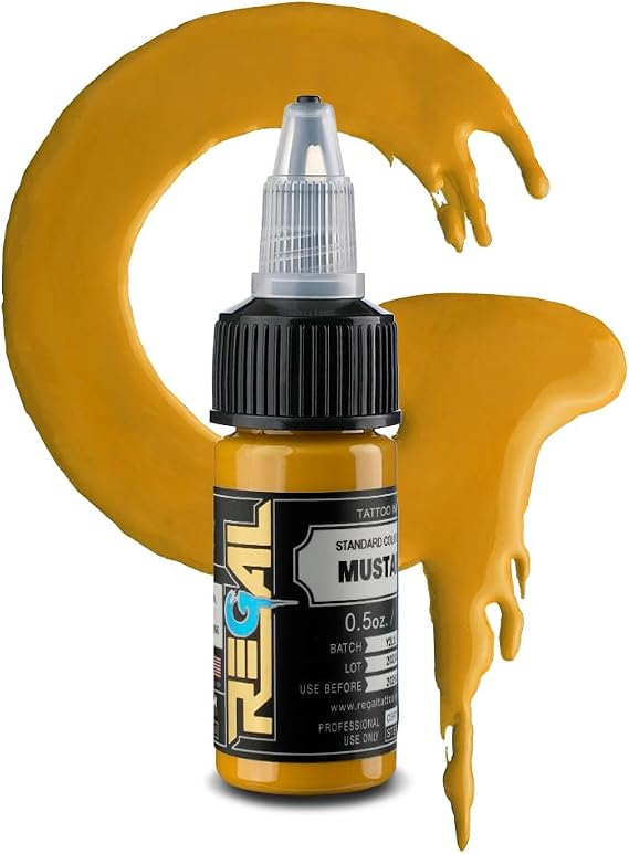 Regal Tattoo Ink (Mustard 1/2oz)