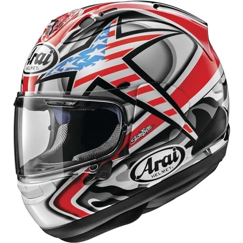 Arai Helmets Corsair-X Hayden Laguna Helmet (Small, Red/Blue)