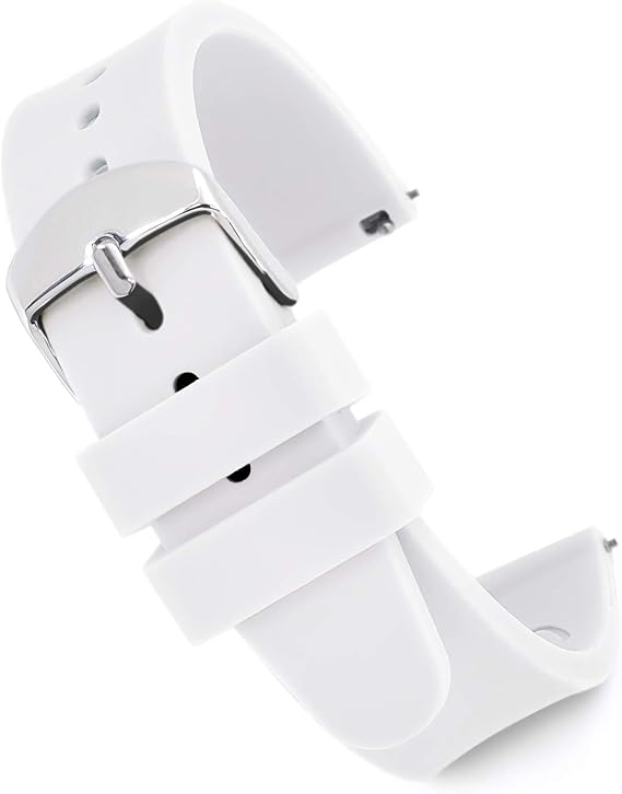 Speidel Replacement Scrub Silicone Watchband for Nurses, Doctors, Students in 18mm, 20mm, 22mm, 24mm