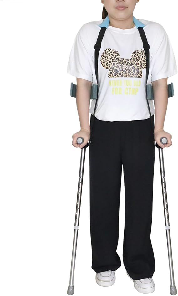 Forearm Crutch Anti-Fall Strap Adjustable Forearm Crutch Strap Free Your Hands Crutches Accessories
