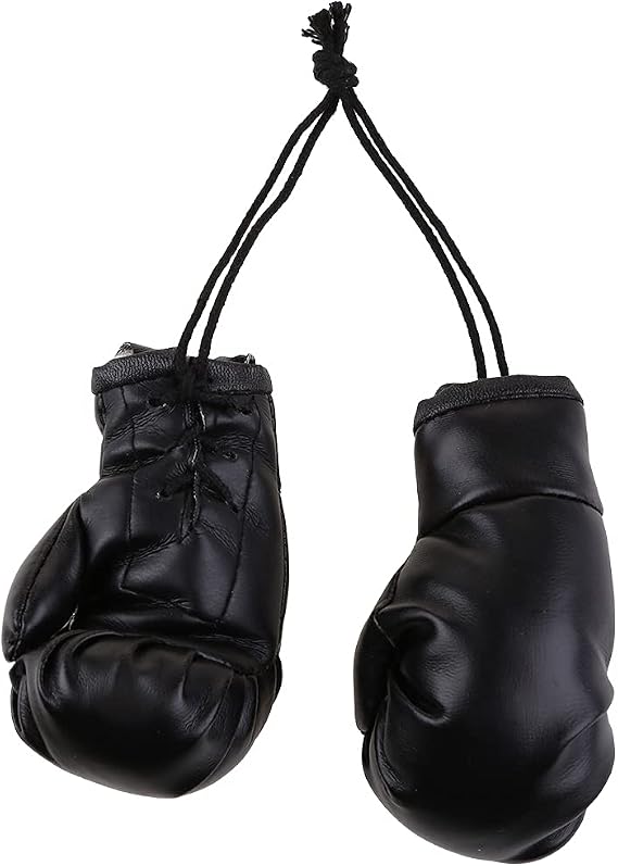 Mini Boxing Gloves - Miniature Accessories for Hanging Bag, Decorative Toys for Home, Car, Christmas Party Decor