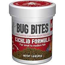 Fluval Bug Bites Cichlid Fish Food, Granules for Small to Medium Sized Fish, 1.59 oz., A6580