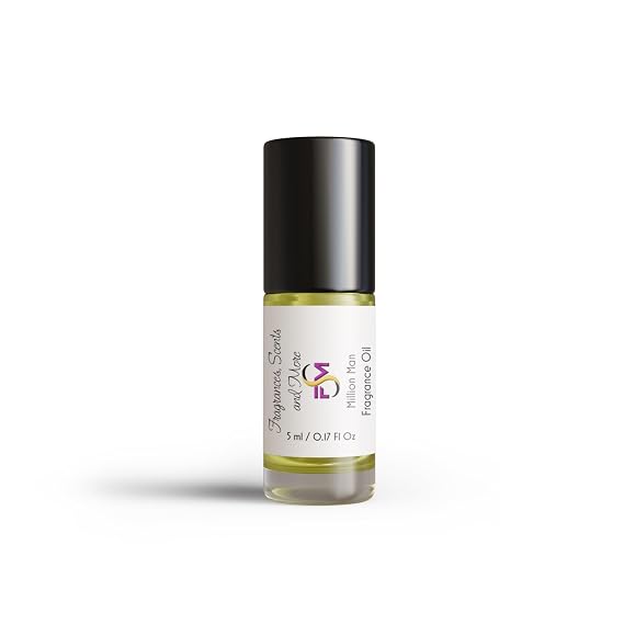 Million Man Fragrance Oil - 0.17 Fl Oz Glass Roll On (5ml)
