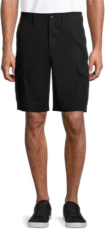 George Clothing Black Soot Stretch Cargo Shorts - 44