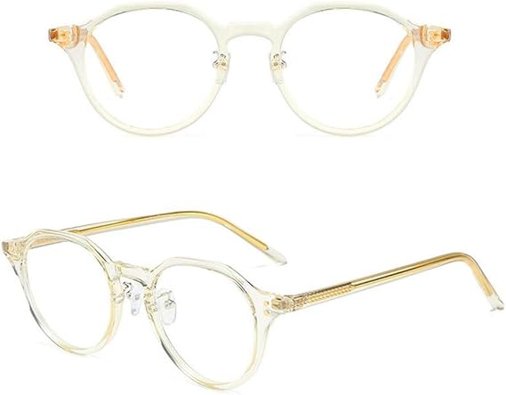 Blue Light Blocking Men Women Glasses Vintage Acetate Anti Eyeglass Frames Full Rim Myopia Unisex