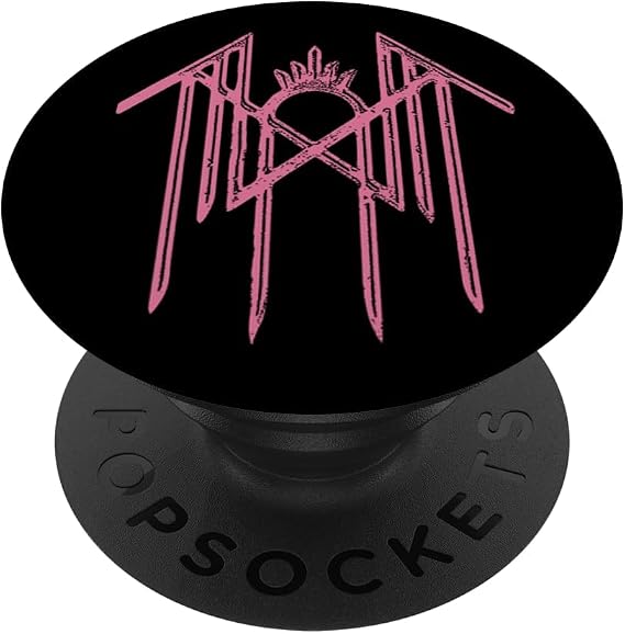 Sleep Token Even in Arcadia Gothic Black PopSockets Adhesive PopGrip