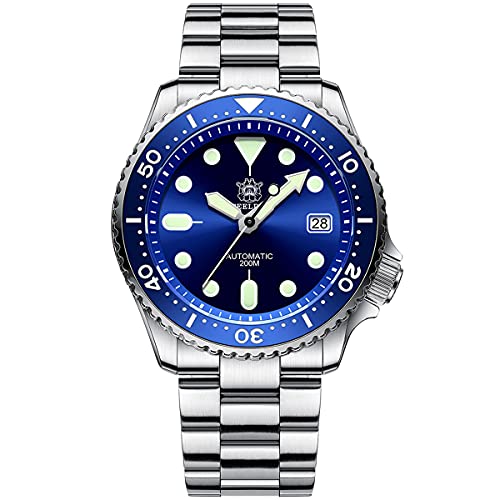 STEELDIVE SD1996 Mens Watch Dive Watch Automatic Mechanical Mens Watch NH35 Super Luminous Diver Watch Men Watches Sapphire
