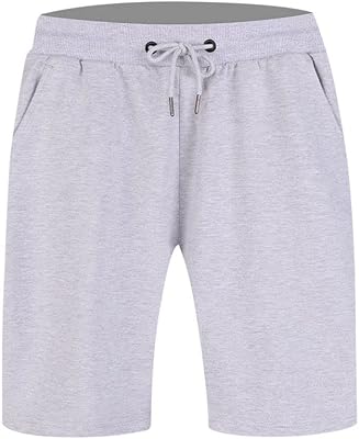 LNICEAR Mens Athletic Shorts Basic Solid Color Casual Running Workout Short Pants with Pockets