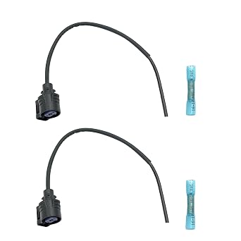 2Pcs Starter Pigtail Connector Harness Plug Compatible with 2014-2018 Chevy Silverado 1500 4.3L V6, and 5.3L and 6.2L V8 Replace# H7155 19300471 PT2974