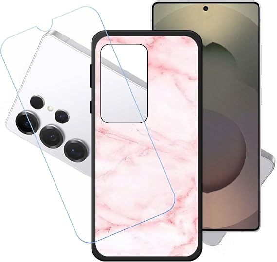TPU Cover for MMY I25 Ultra + HD Tempered Glass, Silicone Shell Bumper Protective Back Case - 9 Hardness Anti-Scratch Screen Protector for (6,9") - LH16