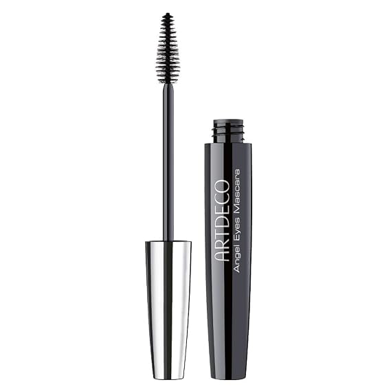 ARTDECO Angel Eyes Mascara Mascara for larger-looking eyes - fans out lashes - high-tech brush is tightly packed with flexible bristles of all different lengths - vegan eye makeup - 0.35 Fl Oz