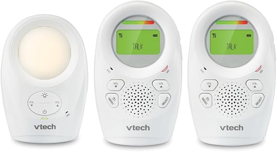 VTech DM1211-2 DM1211 Digital Audio Baby Monitor with Enhanced Range (2 Parent Units) Silver