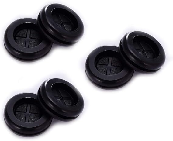 Rubber Port For Smoking Gun Covers, Silicone Valve and Grommets For Smoker Infuser Smoke Infusing, Pack of 6