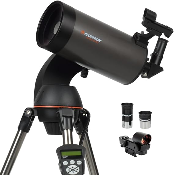 Celestron NexStar 127SLT Maksutov-Cassegrain Computerized GoTo Telescope | Sharp High-Contrast Moon & Planet Views, Easy-to-Use SkyAlign Technology, Great for Backyard Stargazing & Camping, Portable