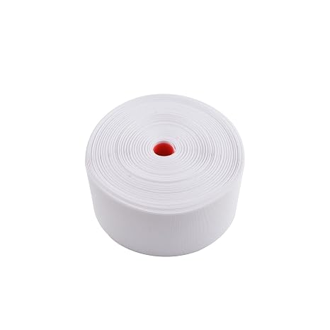 INCREWAY Curtain Tape, 50 Meters/54.68 Yards Curtain DIY Accessory Polyester Yarn Curtain Heading White Tape