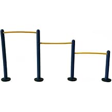 predolo 1/64 Scale Park Exercise Machines Equipment Realistic Design Miniature Outdoor Exercise Equipment Highly Detailed Diorama Playground Machine, Painted, Horizontal Bar