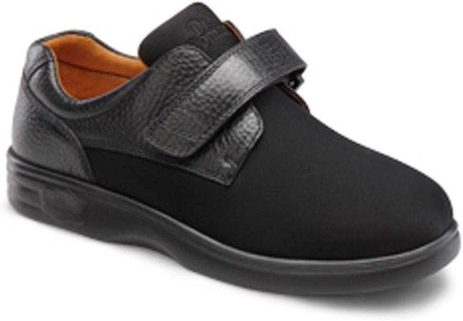 Dr. Comfort Women's Annie X Black Stretchable Diabetic Casual Shoes - 6.5 Wide