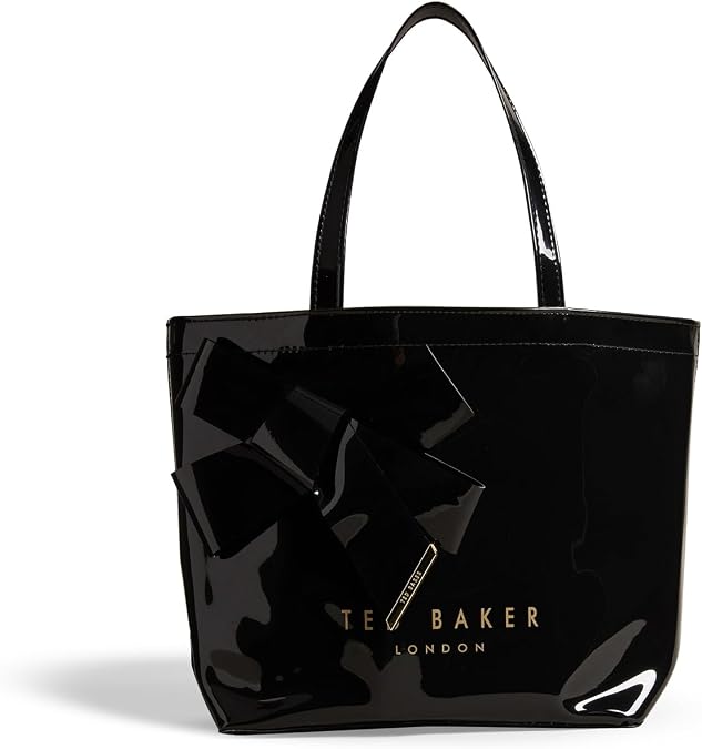 Ted Baker Knot Bow Icon Handbag Black | Vinyl