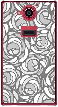 YESNO Rose Pop Pastel Gray Clear / for AQUOS ZETA SH-03G/docomo DSH03G-PCCL-201-N217