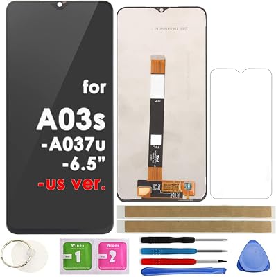 LCD Screen Replacement Touch Display Digitizer Assembly for Samsung Galaxy A03s A037U SM-A037U 6.5 INCHES United States Version Not for A03 and A037A A037F A037W A037G
