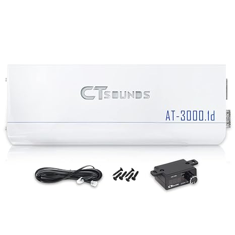 CT Sounds ATv2-3000.1d 3500 Watt Strappable Class D Car Monoblock Amplifier