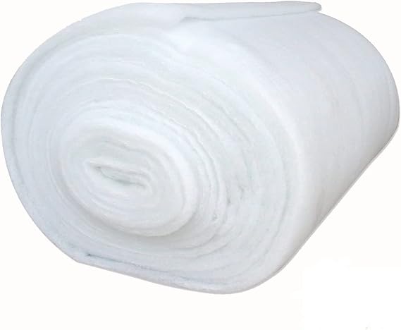AK TRADING CO. 48 Inch Wide Bonded Dacron Upholstery Grade Polyester Batting - Cushion Support, Quilting Supplies, Furniture Upholstery, Craft Projects, Durable Polyester Batting (10 Yards)