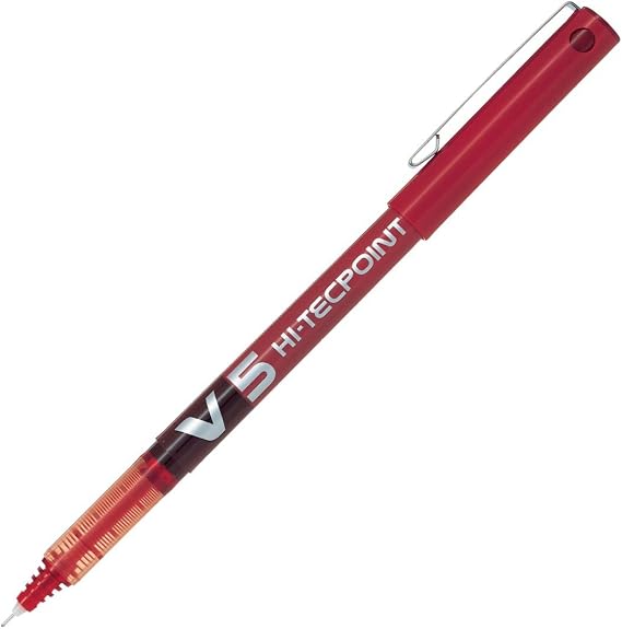 Pilot V5 Hi-Tecpoint - Kırmızı