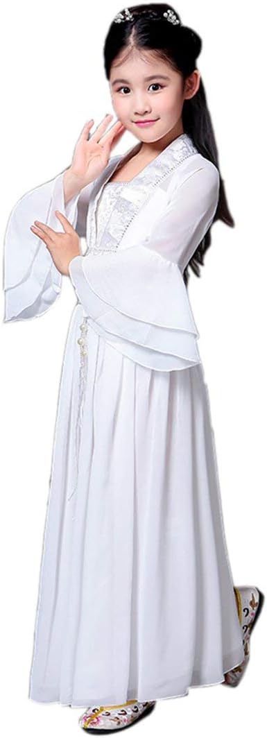 Lazutom Girls' Ancient Chinese Traditional Hanfu Dress Fancy Dress Christmas Party Dress Cosplay Costume