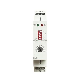 BNT 10A Dual Function Timer Relay Delay On Delay Off Relay AC230V&DC24V Time Relay