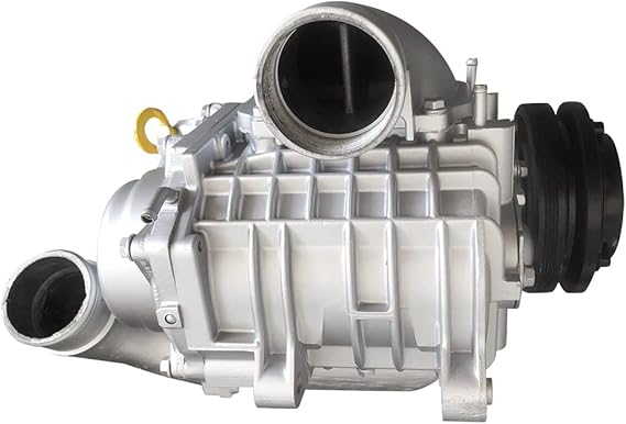 General Supercharger Kit SC14 for Cherokee | for TOYOTA | for Previa | for HOVER, Aluminum Universal Supercharger Compressor Blower Booster Turbine Engine Modification Silver 2.0-3.5L