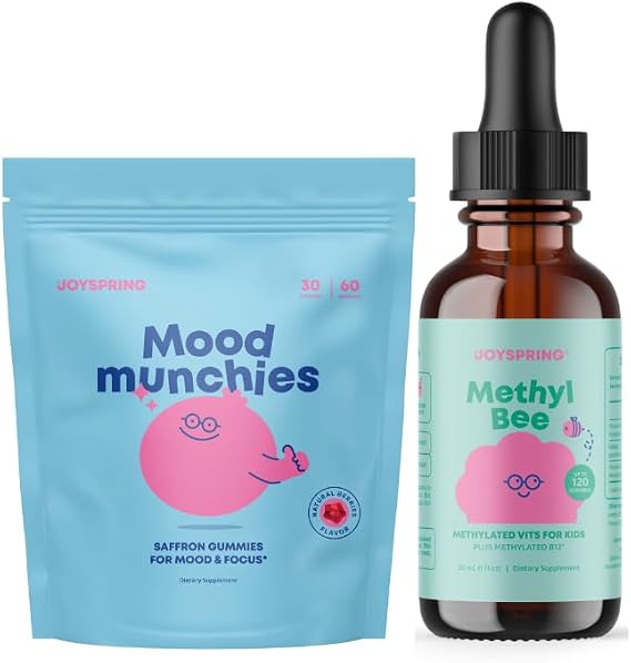 JoySpring Saffron Gummies and Methylfolate for Kids