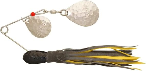 H&H Double Spinner Lure Spinner Baits for Bass Fishing 3/8 oz Fishing Lures