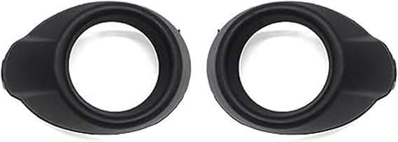 Front Fog Light Grille Abs Front Rear Fog Lamp Cover Light Trim Case, for Ford for Focus 3 Sedan Hatchback 2012 2013 2014(BLACK 3)