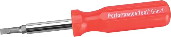 Performance Tool W975 6-in-1 Quick Change Multi-Bit Screwdriver