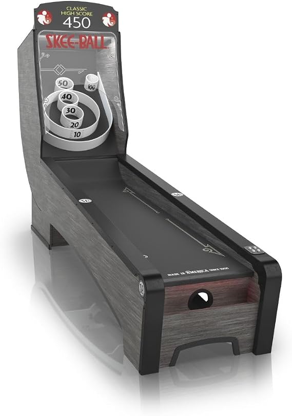 Skee-Ball Arcade Table Machine Game for Home Basement Recreation Room - Premium Nostalgic Classic Fun of Roll and Score - Made in The USA