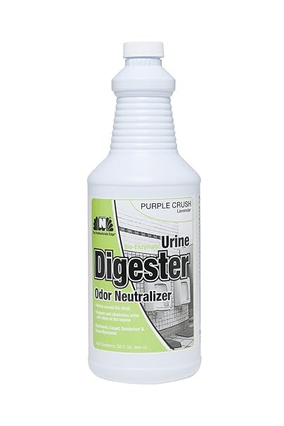 Nilodor Bio-Enzymatic Urine Digester with Odor Neutralizer, Lavender Purple Crush, 1 quart (32 PCZYM)