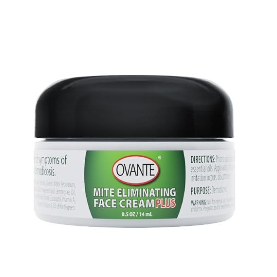 Demodex Mite Eliminating Facial Cream for Humans With Demodex | Plus | - 0.5 oz