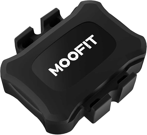 moofit CS9 Cycling Cadence/Speed Sensor, Bluetooth & ANT+, Tracking Cadence or Speed Wireless Sensor with IP67 Waterproof, Compatible with Wahoo, Zwift, Openrider, Peloton, Black