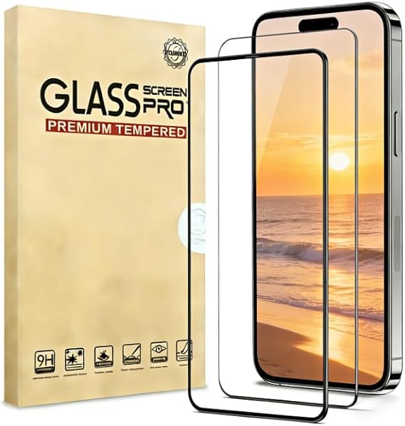 SNSLXH 2 Pack Privacy Screen Protector for iPhone 16 Pro Max