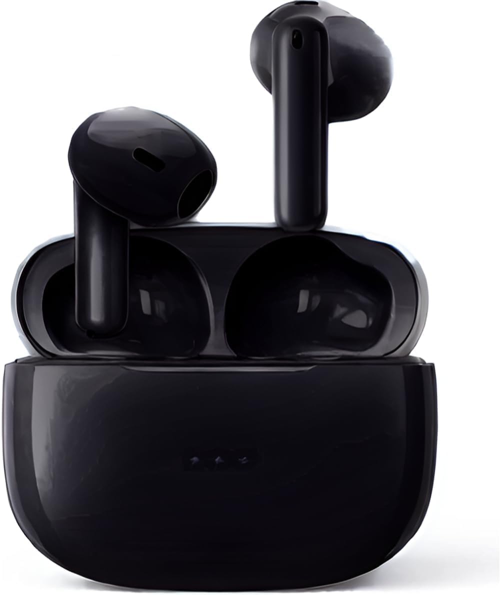 Wireless Earbuds, Bluetooth 5.3 Headphones NEW Wireless Headphones with 4 ENC Mic, 40H Bluetooth Earphones in Ear Noise Cancelling Deep Bass, Mini Ear Buds Bluetooth Earbuds IP7 Black