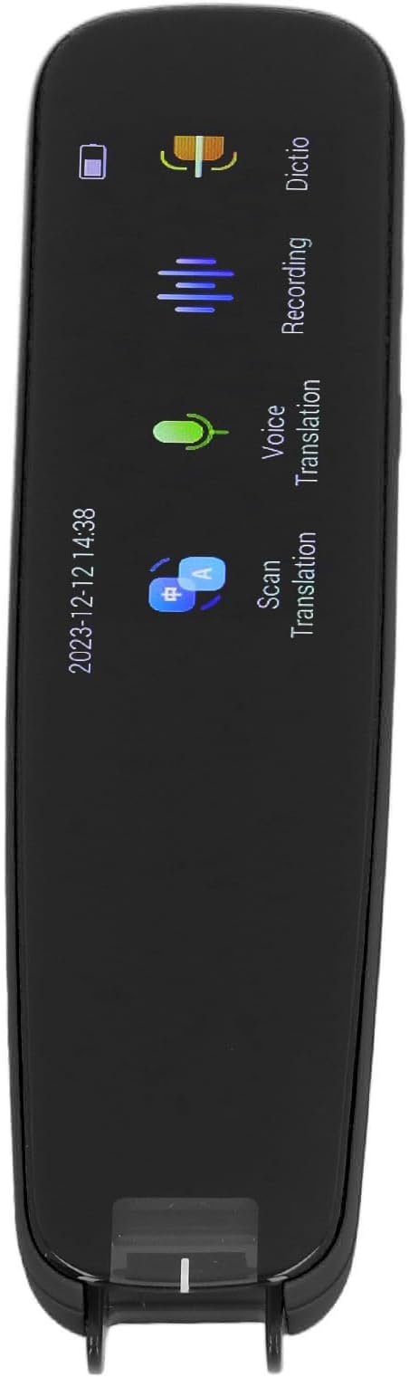 Smart Scanning Pen, 12-Language Touch Translator with Recording